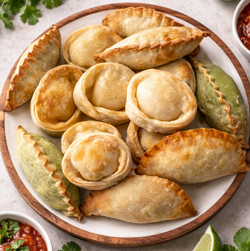 The Party Box: 60 Argentinian empanadas across 5 flavours, delivered frozen or baked across Sydney by Argentum Empanadas.