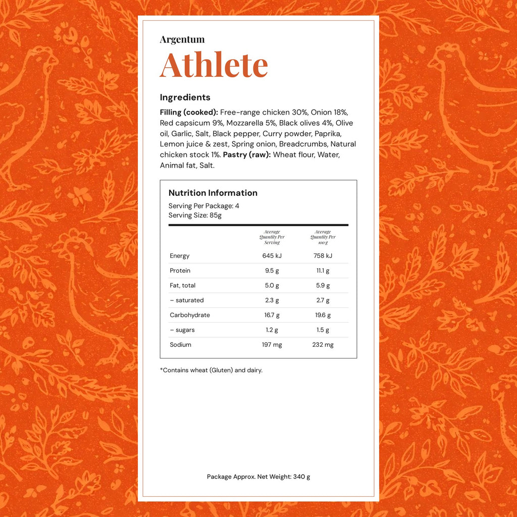 The Athlete (pack of 4) - Frozen