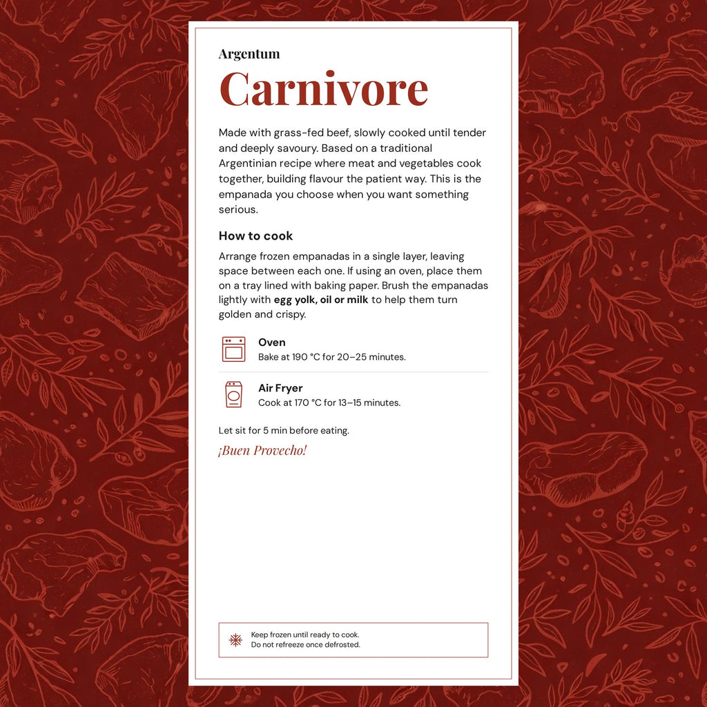 Carnivore (pack of 12) - Frozen