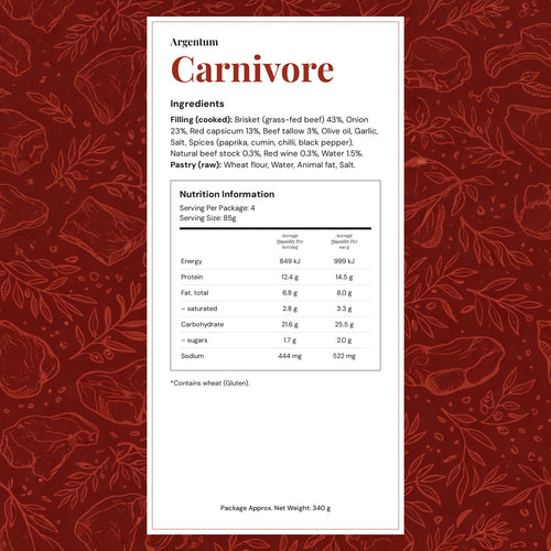 Carnivore (pack of 12) - Frozen