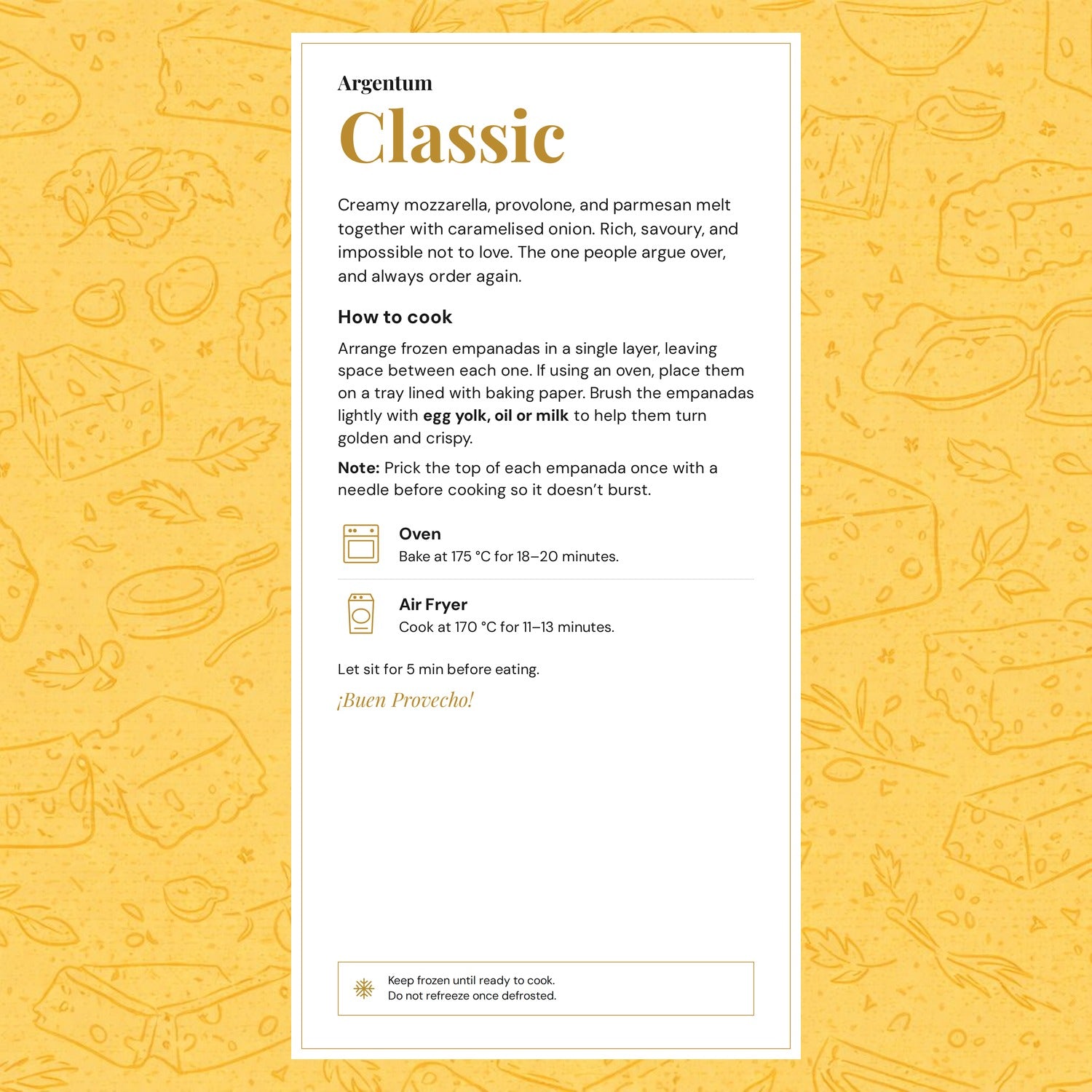 The Classic (pack of 4) - Frozen