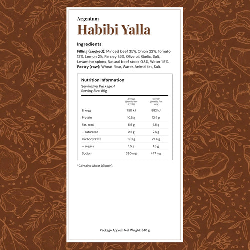 Habibi Yalla (pack of 12) - Frozen